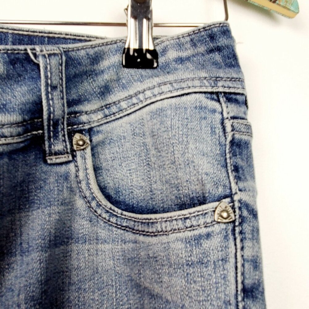 Kut From The Kloth Women's Jeans Cameron Straight Leg Cropped & Cuffed Sz 2 EUC - Picture 4 of 9